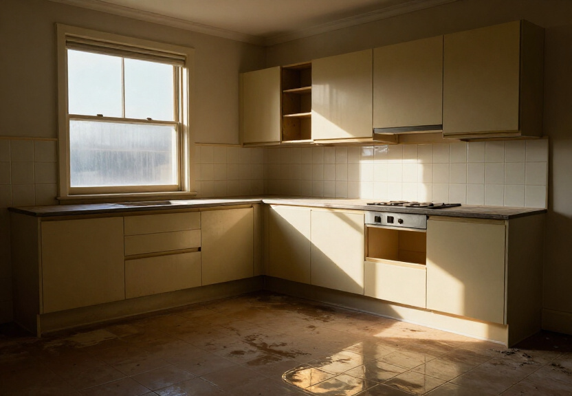 Fully restored kitchen in Mortdale after flood restoration